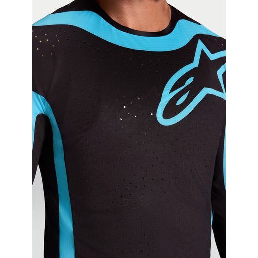DRES SUPERTECH VESTA, ALPINESTARS (ČERNÁ/TYRKYSOVÁ) 2027