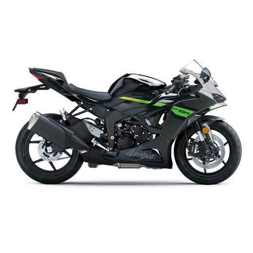 KAWASAKI NINJA ZX-6R MY26 METALLIC MATTE GRAPHENESTEEL GRAY / METALLIC SPARK BLACK / LIME GREEN