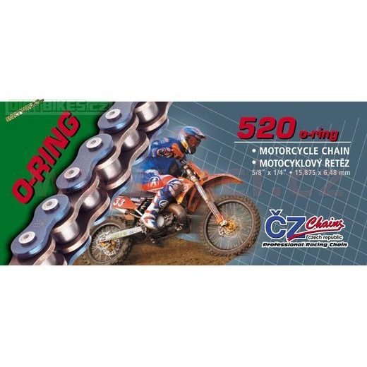 ČZ ŘETĚZ 520 ORM 110ČL O-RING