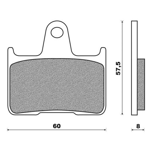 BRZDOVÉ DESTIČKY (SMĚS ROAD TOURING ORGANIC) NEWFREN (2 KS V BALENÍ)
