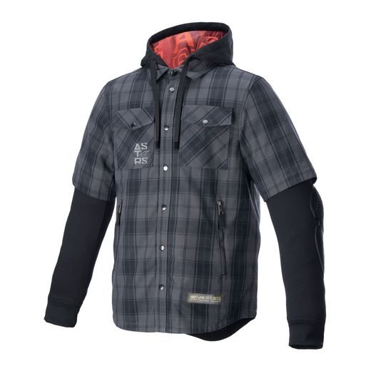 KOŠILE MO.ST.EQ TARTAN, ALPINESTARS (ŠEDÁ/ČERNÁ) 2024
