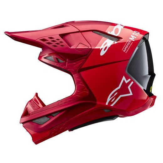 PŘILBA ALPINESTAR SUPERTECH S-M10 FLOOD (ČERVENÁ FLUO/ČERVENÁ) 2024