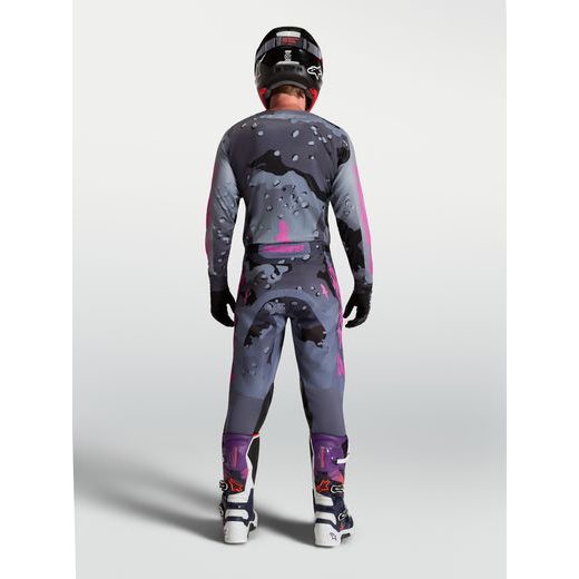 DRES RACER LONE, ALPINESTARS (ŠEDÁ CAMO/FIALOVÁ) 2027