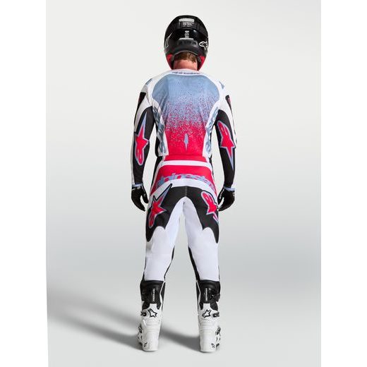 DRES FLUID DRAG, ALPINESTARS (ČERNÁ/BÍLÁ/SVĚTLE MODRÁ/ČERVENÁ FLUO) 2027