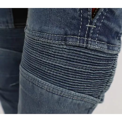 TRILOBITE DÁMSKÉ KALHOTY PARADO DOUBLELAYER AAA SLIM FIT MODRÉ