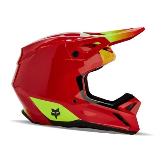 FOX MOTOKROSOVÁ PŘILBA V1 BALLAST HELMET FLUO/RED 