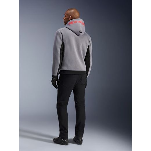 BUNDA CHROME SUPERAIRFLOW, ALPINESTARS (ČERNÁ/SVĚTLE ŠEDÁ/ČERVENÁ FLUO) 2026