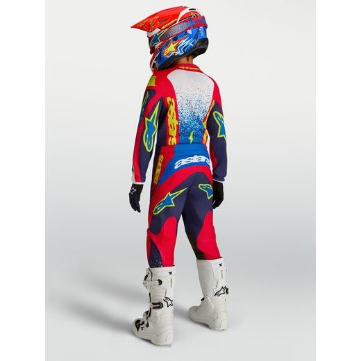DRES FLUID DRAG YOUTH, ALPINESTARS, DĚTSKÉ (TMAVĚ MODRÁ/ČERVENÁ/ZELENÁ/BÍLÁ) 2027