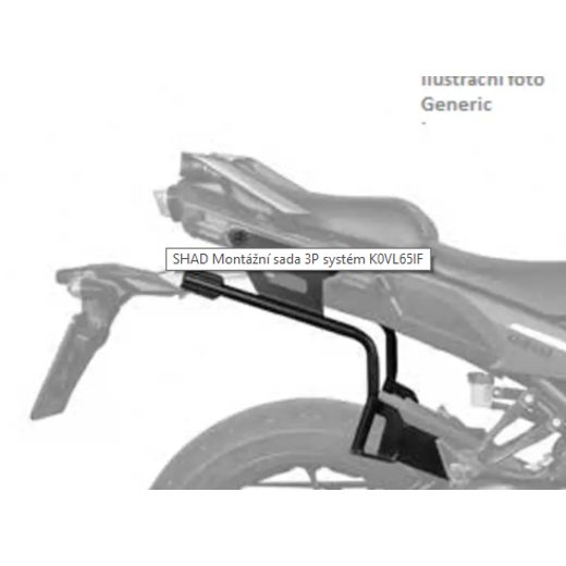 SHAD MONTÁŽNÍ SADA 3P SYSTÉM PRO KAWASAKI VULCAN S 650 2015-