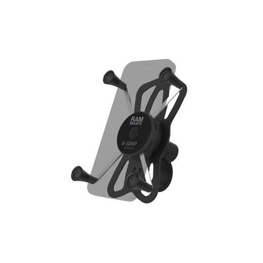 KOMPLETNÍ SESTAVA DRŽÁKU PRO VELKÉ TELEFONY X-GRIP SE "TOUGH-STRAP" STAHOVACÍM UPÍNANÍM NA ŘIDÍTKA, RAM MOUNTS