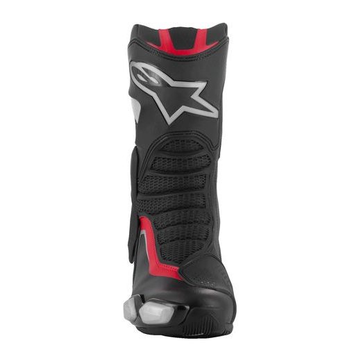 BOTY SMX-6 3, ALPINESTARS (ČERNÁ/STŘÍBRNÁ/ČERVENÁ) 2025