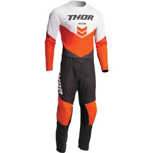 THOR DĚTSKÝ DRES SECTOR CHEV TM.ŠEDÁ/ORANŽOVÁ