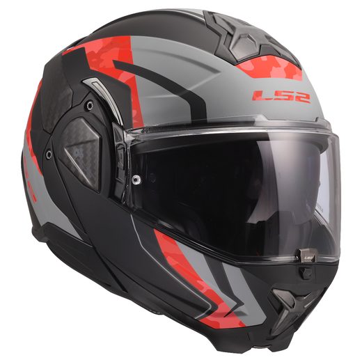 LS2 FF910 ADVANT II GLIDE BLACK GREY RED
