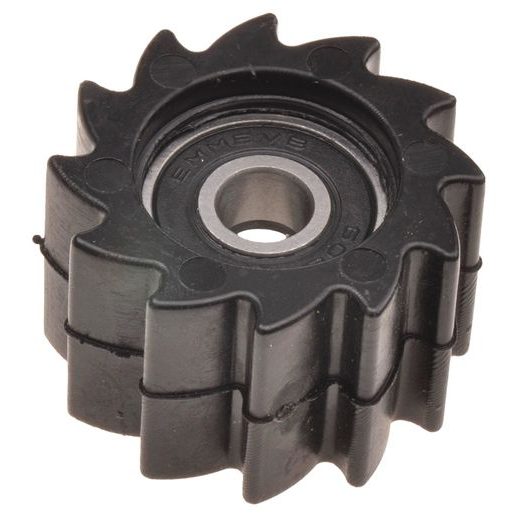 KLADKA ŘETĚZU KAWASAKI, RTECH (ČERNÁ, VNITŘNÍ PRŮMĚR 8 MM, VNĚJŠÍ PRŮMĚR 38 MM, ŠÍŘKA 23 MM