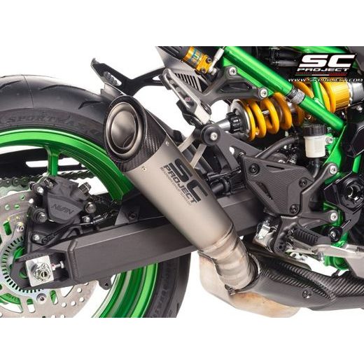 SC-PROJECT KAWASAKI Z900 2025- TITANOVÝ VÝFUK S1 HOMOLOGOVANÝ