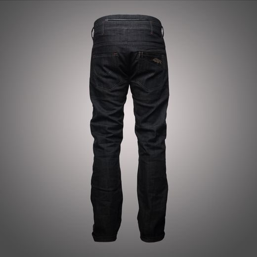 4SR PÁNSKÉ KEVLAROVÉ MOTO JEANS COOL ČERNÉ VEL 48