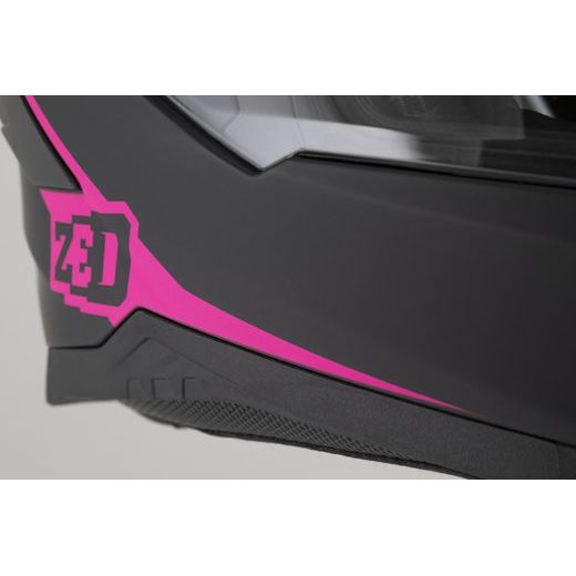 PŘILBA K40, ZED (ČERNÁ MATNÁ/RŮŽOVÁ) 2026
