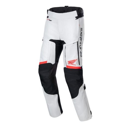 KALHOTY BOGOTA PRO DRYSTAR HONDA KOLEKCE, ALPINESTARS (SVĚTLE ŠEDÁ/ČERVENÁ FLUO/ČERNÁ) 2024