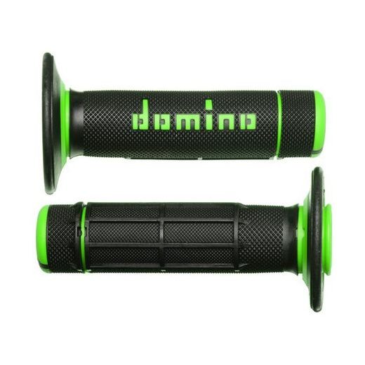 GRIPY A020 (OFFROAD) DÉLKA 118 MM, DOMINO (ČERNO-ZELENÉ)