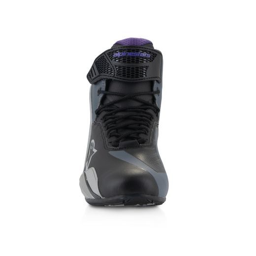 BOTY STELLA FASTER-4, ALPINESTARS, DÁMSKÉ (ČERNÁ/ŠEDÁ/FIALOVÁ) 2025
