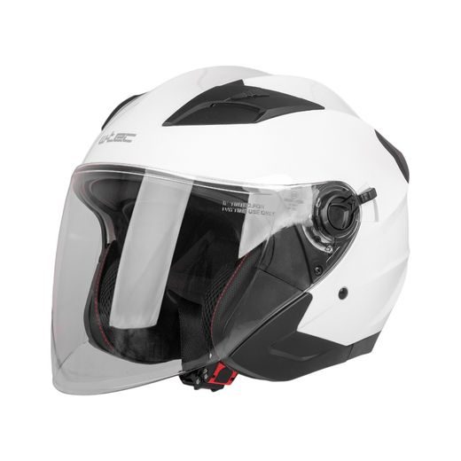 W-TEC BARCELA OTEVŘENÁ HELMA BÍLÁ LESK