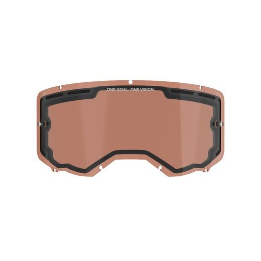 PLEXI PRO BRÝLE VISION 8/5/3, ALPINESTARS (DVOJITÉ ANTIFOG ORANŽOVO HNĚDÁ AFTERBURN)