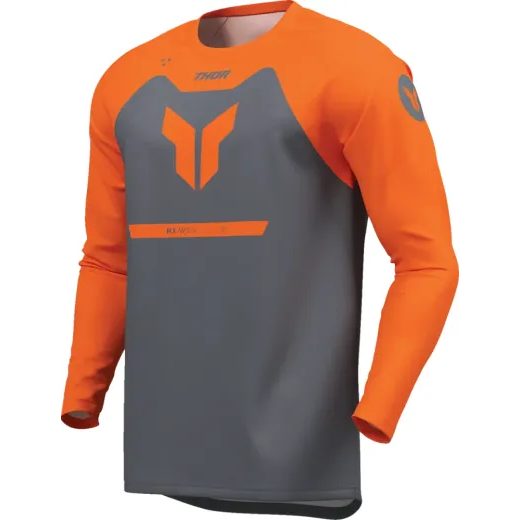 PÁNSKÝ MOTO DRES THOR RIDEMODE MENACE JERSEY ORANŽOVÁ/ANTRACITOVÁ