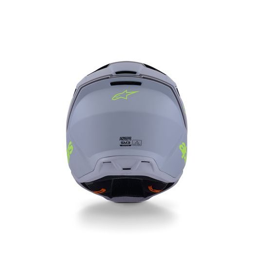 PŘILBA S-M3 RADIUM, ALPINESTARS (ŠEDÁ MAT/ŽLUTÁ FLUO/ČERNÁ) 2026