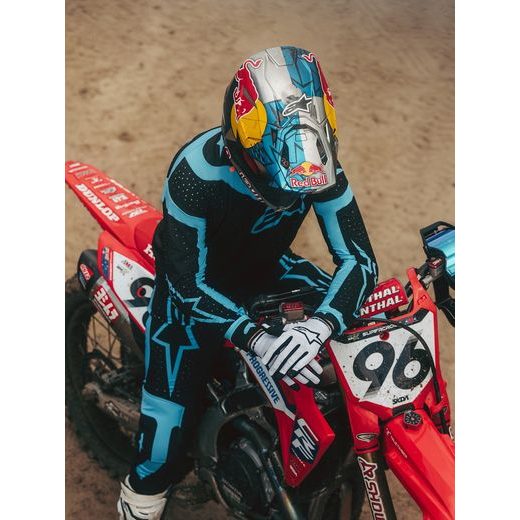 DRES SUPERTECH VESTA, ALPINESTARS (ČERNÁ/TYRKYSOVÁ) 2027