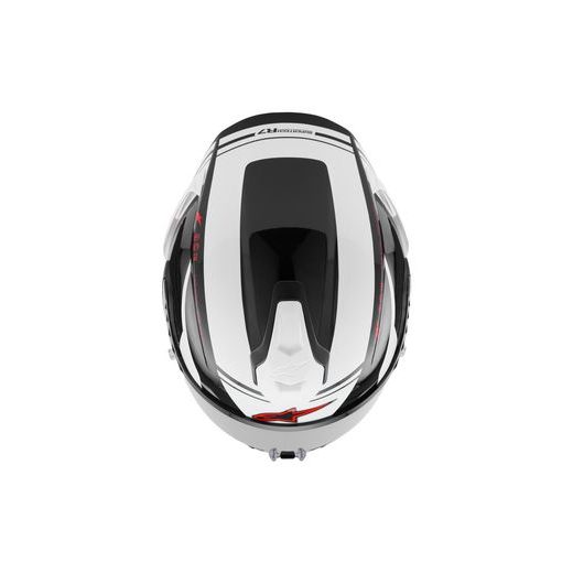PŘILBA S-R7 A-CORE, ALPINESTARS (ČERNÁ/BÍLÁ/ČERVENÁ) 2026