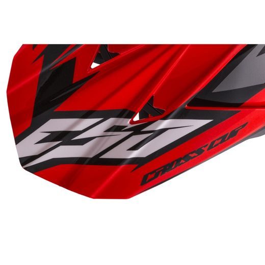 CASSIDA DĚTSKÁ MOTOKROSOVÁ PŘILBA CUP TWO ORANŽOVÁ FLUO/BÍLÁ/ČERNÁ/ŠEDÁ