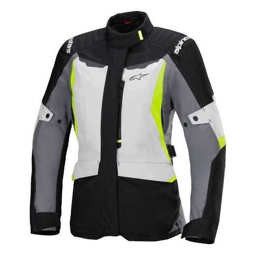 BUNDA STELLA ST-1 WATERPROOF, ALPINESTARS (SVĚTLE ŠEDÁ/ČERNÁ/ŽLUTÁ FLUO) 2025
