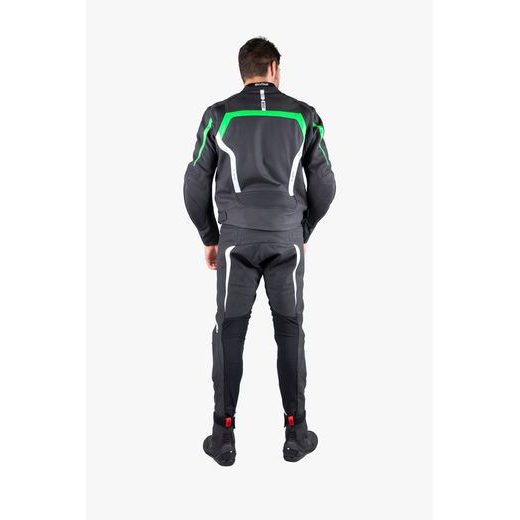 SPORTOVNÍ BUNDA IXS LD RS-600 1.0 X73003 ČERNO-ZELENO-BÍLÁ 52H