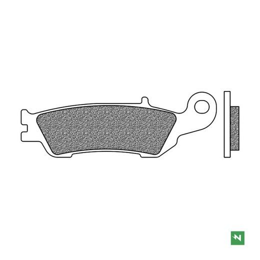 BRZDOVÉ DESTIČKY, NEWFREN (SMĚS OFF ROAD DIRT SINTERED) 2 KS V BALENÍ