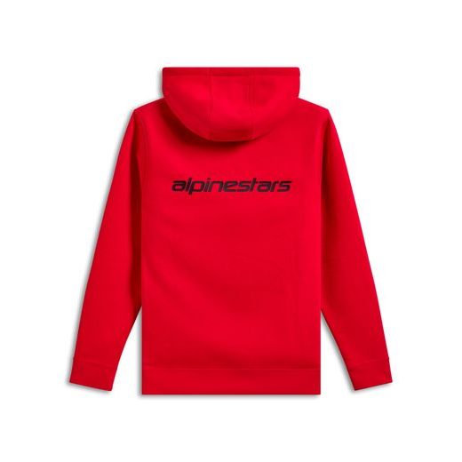 MIKINA TRANSVERSE HOODIE, ALPINESTARS (ČERVENÁ)