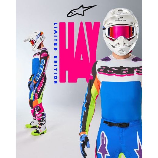 KALHOTY SUPERTECH LIMITOVANÁ EDICE HAY, ALPINESTARS (MULTICOLOR) 2025
