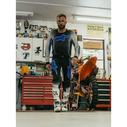 DRES SUPERTECH HITEN AFD, ALPINESTARS (ČERNÁ/ŠEDÁ/MODRÁ) 2027