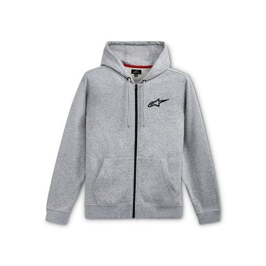 ALPINESTARS MIKINA AGELESS CHEST HOODIE (ŠEDÁ)