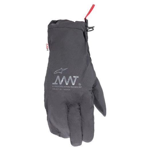 RUKAVICE AMT-10 AIR HDRY, ALPINESTARS (ČERNÁ/ TMAVĚ ŠEDÁ) 2024