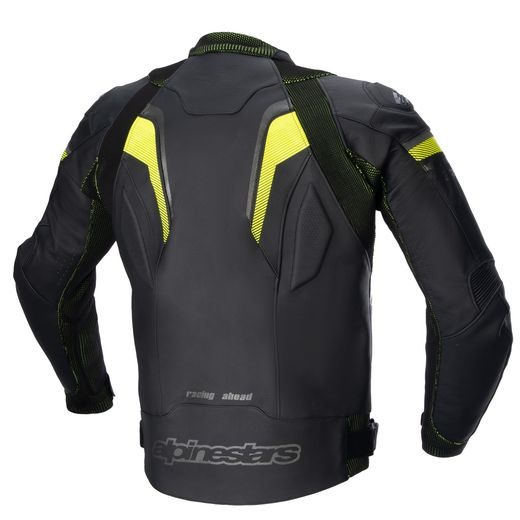 BUNDA GP PLUS R RIDEKNIT, TECH-AIR 5 KOMPATIBILNÍ, ALPINESTARS (ČERNÁ/ŽLUTÁ FLUO) 2023