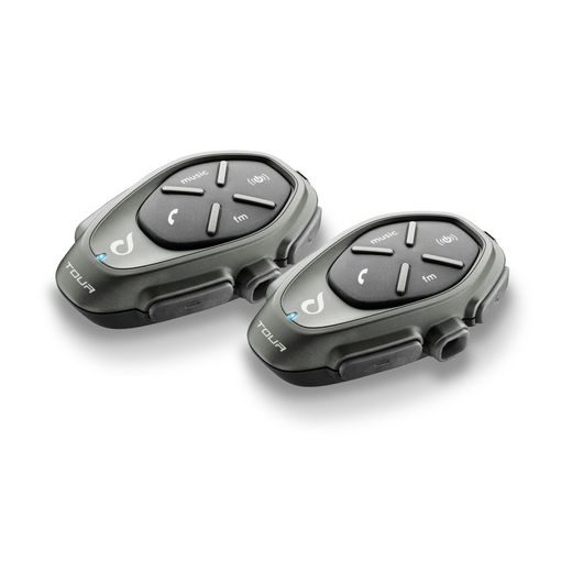 BLUETOOTH HANDSFREE PRO UZAVŘENÉ A OTEVŘENÉ PŘILBY CELLULARLINE INTERPHONE TOUR TWIN PACK