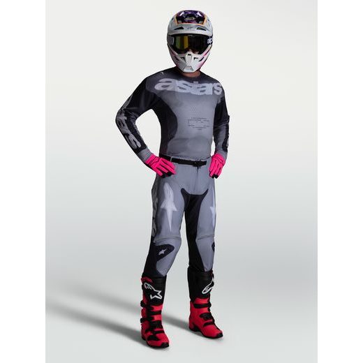 DRES RACER AMBER, ALPINESTARS (TMAVĚ ŠEDÁ/SVĚTLE ŠEDÁ) 2027