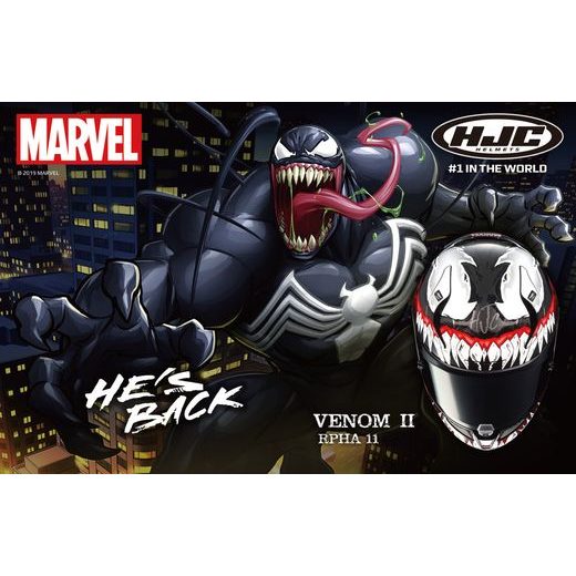 PŘILBA HJC RPHA 11 VENOM MARVEL
