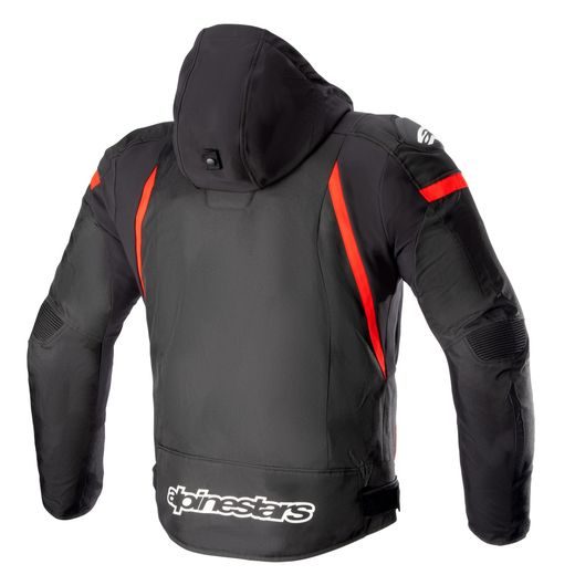 BUNDA ZACA WATERPROOF, ALPINESTARS (ČERNÁ/ČERVENÁ/BÍLÁ) 2024