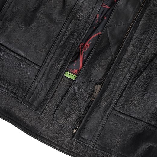 W-TEC PÁNSKÁ KOŽENÁ MOTO BUNDA MARDOK NF 1121