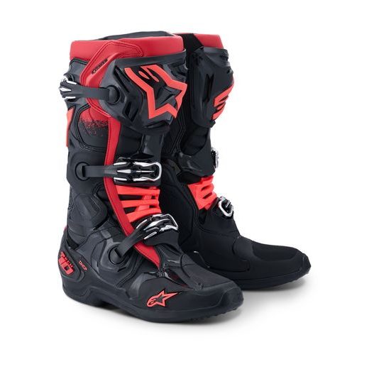 BOTY TECH 10, ALPINESTARS (ČERNÁ/ČERVENÁ) 2026