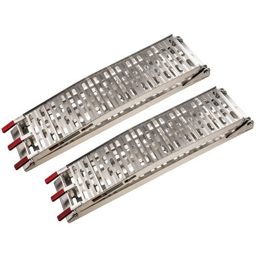 HLINÍKOVÉ NÁJEZDY ROZKLÁDACÍ - ATV, MOTO - PÁR NOSNOST 680KG