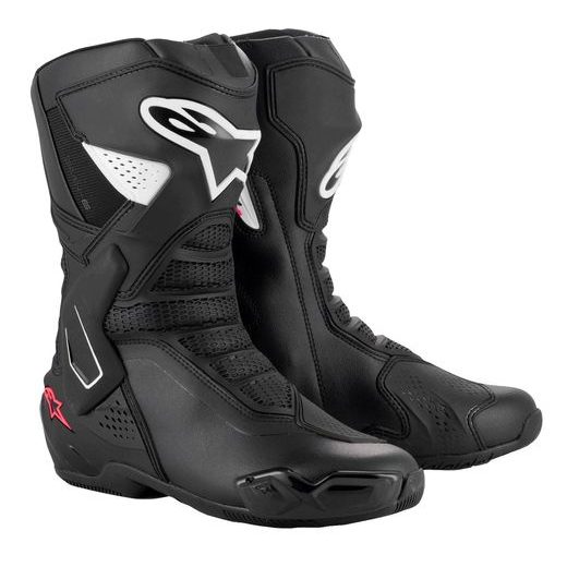 BOTY STELLA SMX-6 3, ALPINESTARS, DÁMSKÉ (ČERNÁ/BÍLÁ/RŮŽOVÁ) 2025