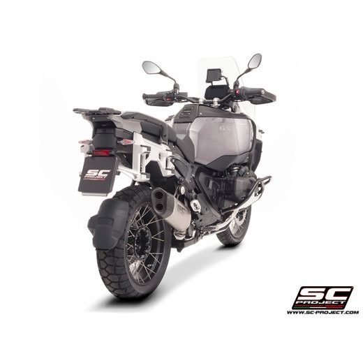 SC-PROJECT BMW R 1300 ADVENTURE GS 2025 TITANOVÝ VÝFUK ADVENTURE-R E5+
