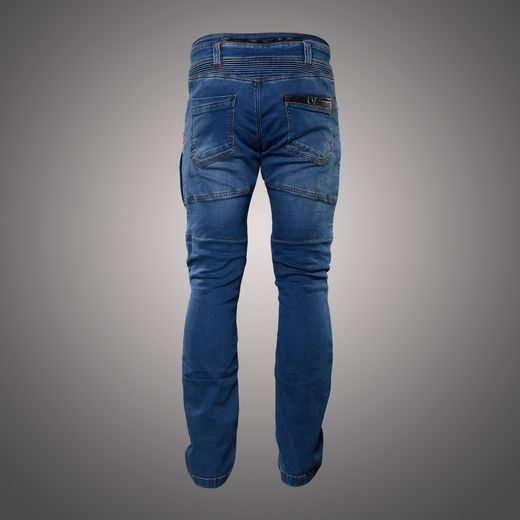 4SR PÁNSKÉ KEVLAROVÉ MOTO JEANSY CLUB SPORT BLUE
